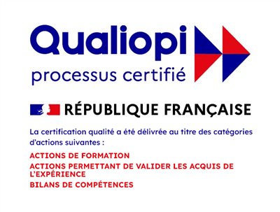 Mag² Evolution est enregistré sous le numéro 76 12 00798 12 et certifié Qualiopi 